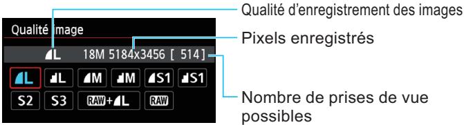 CANON EOS 250D - Qualité d'enregistrement des images - 1