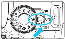 CANON EOS 250D - Positionnez le commutateur d'alimentation de l'appareil photo sur < ON> - 1