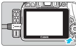 CANON EOS 250D - Branchez le câble vidéo sur le téléviseur. - 1