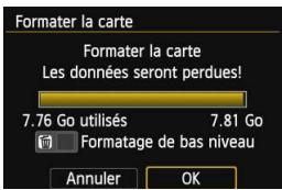 CANON EOS 250D - MENU formatage de la carte - 3