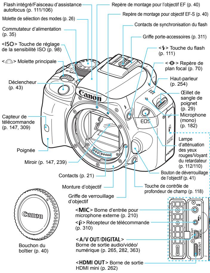 CANON EOS 250D - Taches se collant à l'avant du capteur - 1