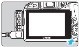 CANON EOS 250D - Allumez le téléviseur et régalez l'entrée vidéo pour sélectionner le port raccordé. - 1