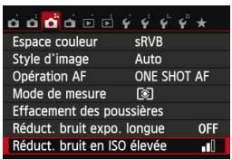 CANON EOS 250D - Réduction du bruit pour les sensibilités ISO élevées - 1