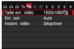 CANON EOS 250D - MENU réglages des fonctions du MENU - 2