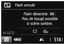 CANON EOS 250D - Déactivation du flash - 2