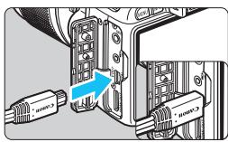 CANON EOS 250D - Affichage sur des téléviseurs non HD (raccordés avec un câble vidéo) - 1