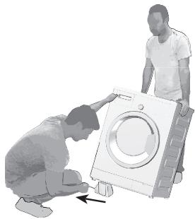 BEKO WDW 85120 - Retrait des renforts de conditionnement - 1