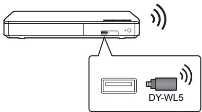 PANASONIC DVD-S500EP - Connessione LAN Wireless - 1