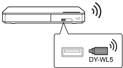 PANASONIC DVD-S500EP - Wireless LAN connection - 1