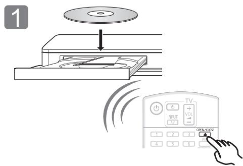 PANASONIC DVD-S500EP - STEP 4 : Playing a disc - 1