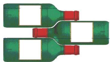 CLIMADIFF KB19 19 L - Methods om flessen kuiselings neer te leggen: - 2