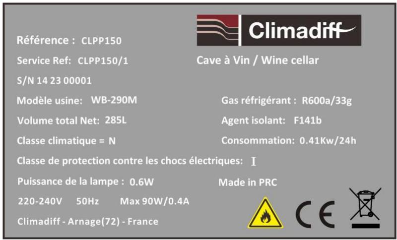 CLIMADIFF KB19 19 L - CARACTERÍSTICAS TÉCNICAS - 1
