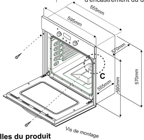 CONTINENTAL EDISON FE5ECB2 - Taille des placards coupés - 2