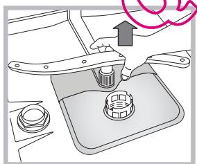 ARISTON LSP720 - Limpiar los rociadores - 2