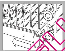 ARISTON LSP720 - Never lift or lower the rack on one side only. - 1