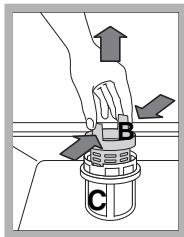ARISTON LSP720 - Cleaning the filters - 2