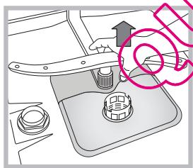 ARISTON LSP720 - Reinigung der Sprüharme - 2