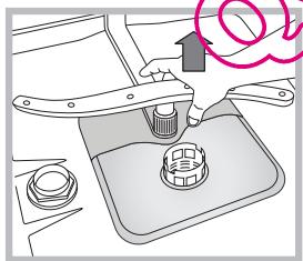 ARISTON LSP720 - Nettoyer les bras de lavage - 1