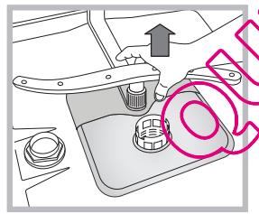 ARISTON LSP720 - Limpar os braços aspersoes - 2
