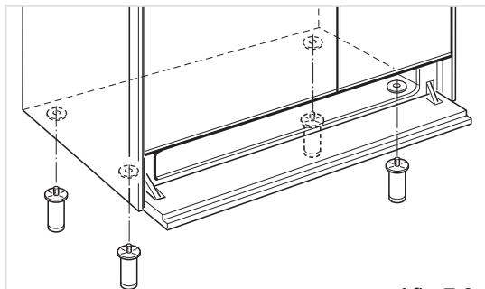 DELONGHI DO32852 - DE VERSTELBARE VOETEN MONTEREN - 1