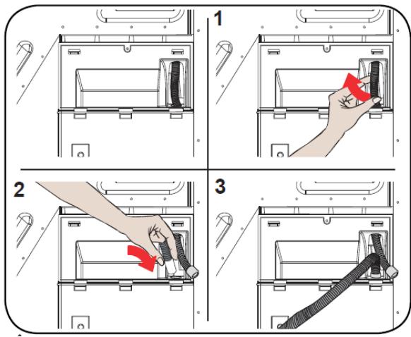 SHARP KD-GCB7S7PW9 - KD-GCB8S7PW9 - KD-GHB8S7GW2 - Kit d'évacuation. accessoire fourni - 1