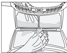 GRUNDIG GTA 38261 G - Cleaning Lint Filter / Loading Door Inner Surface - 7