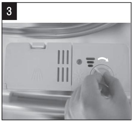 GORENJE GS62010S - Wann ist die Dosierkammer mit dem Klarspüler nachzufüssen? - 4