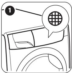 ZANUSSI ZDH8353W - CLEANING THE FILTER - 1