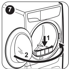 ZANUSSI ZDH8353W - CLEANING THE FILTER - 7