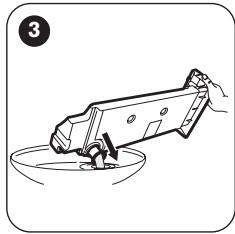 ZANUSSI ZDH8353W - DRAINING THE WATER CONTAINER - 3