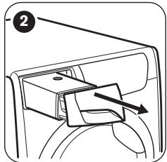 ZANUSSI ZDH8353W - DRAINING THE WATER CONTAINER - 2