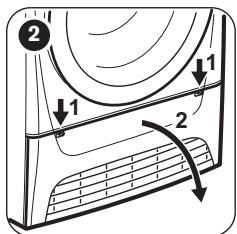 ZANUSSI ZDH8353W - CLEANING THE CONDenser - 2