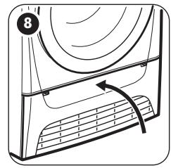 ZANUSSI ZDC8203W - CLEANING THE CONDenser - 8