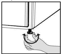 SMEG DHT71EIT-1 - Adjusting the feet - 1