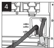 SMEG DHT38PLIT - Connecting the water drain hose - 4
