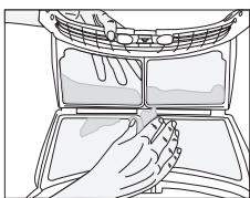 SMEG DHT73L - Cleaning Lint Filter / Loading Door Inner Surface - 4