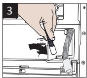 SMEG DHT73L - Connecting the water drain hose - 3