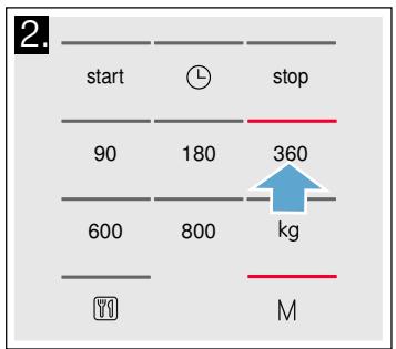 BOSCH HMT75G451 - Voorbeeld: 360 W, 25 minutes - 1
