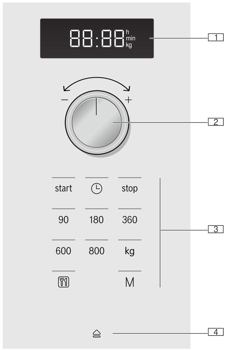 BOSCH HMT75G451 - Bedieningspaneel - 1