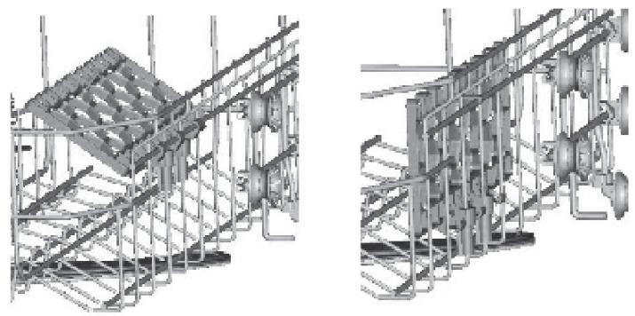 FAR LVC518DW - Folding back the cup shelves - 1