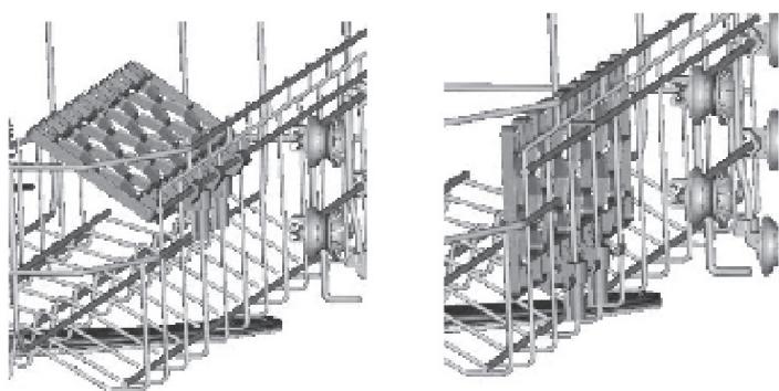FAR LVC518DW - Repli des étagères porte-tasses - 1