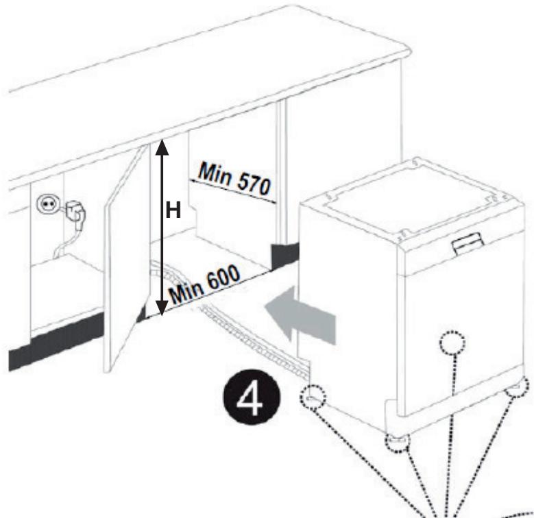 SOGELUX SLVI842X  -  SLVI852 - Installation sous un plan de travail - 2
