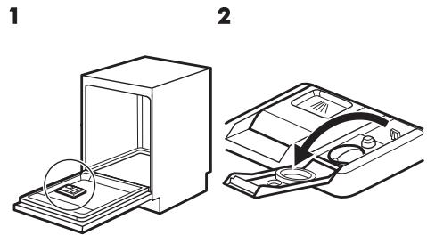 IKEA RENGORA 703.858.34 - Filling the rinse aid dispenser - 1