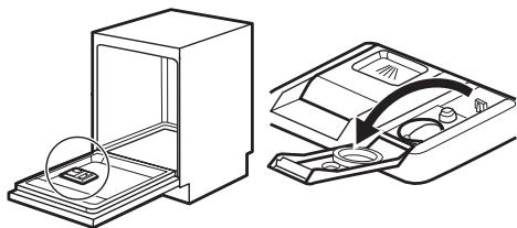 IKEA HYGIENISK - Filling the rinse aid dispenser - 1