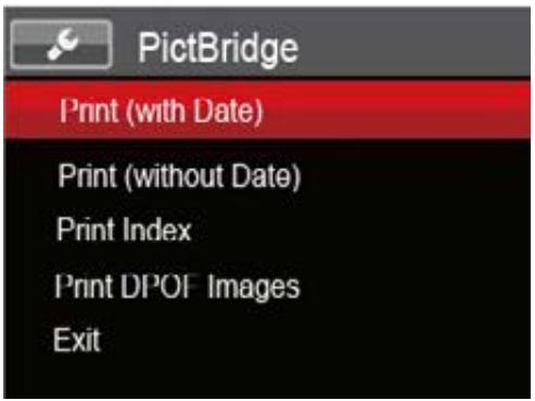 KODAK AZ528 - PIXPRO AZ522 - PIXPRO AZ525 - Using the PictBridge Menu - 1
