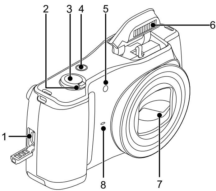 KODAK AZ528 - PIXPRO AZ522 - PIXPRO AZ525 - Part Names - 1