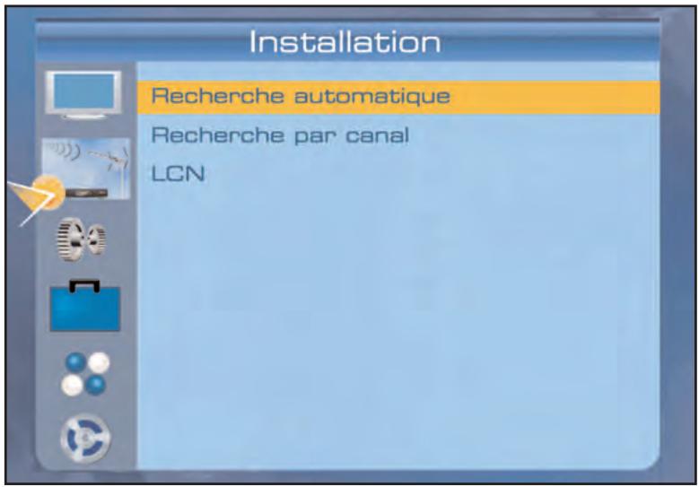 SERVIMAT TSF4500C - INSTALLATION (recherche automatique) - 1