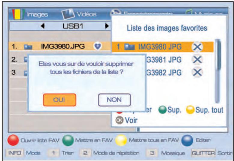 SERVIMAT TSF4500C - LECTEUR MULTIMEDIA (mode image, supprimer une ou toutes les images de la liste) - 1