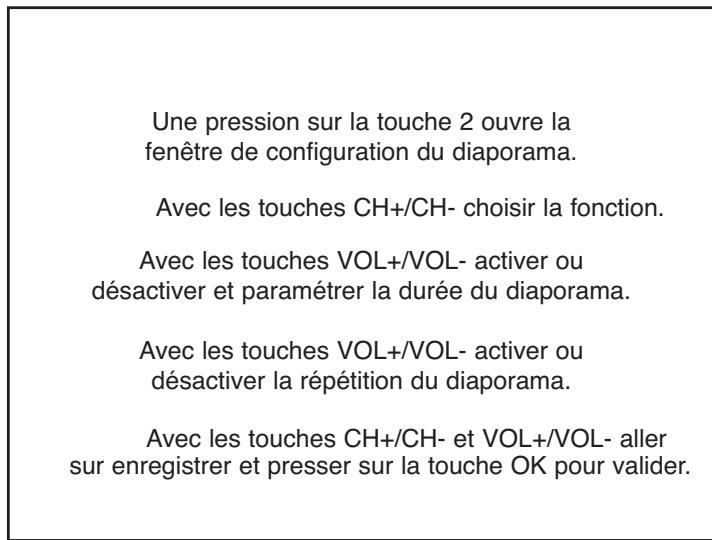 SERVIMAT TSF4500C - LECTEUR MULTIMEDIA (mode image, configuration du diaporama) - 2