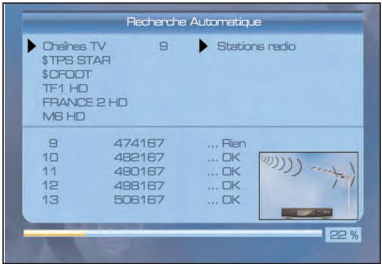 SERVIMAT TSF4500C - INSTALLATION (recherche automatique, suppression des chaînes en mémoire) - 1
